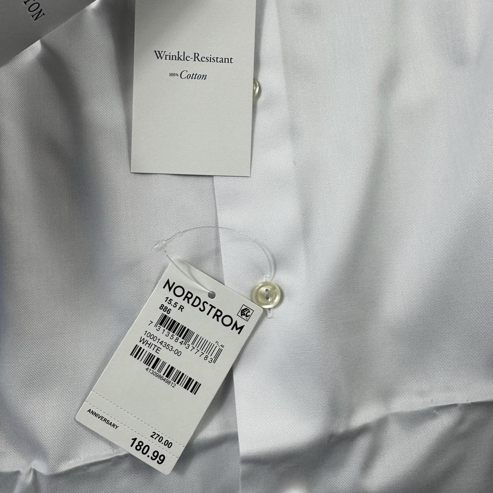 ETON Contemporary Solid White Current Cotton Butt… - image 6